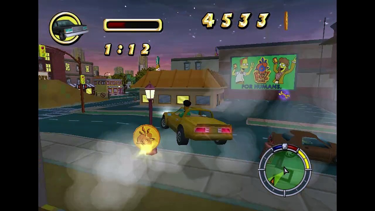 Die Simpsons Hit and Run Macht Zusammen