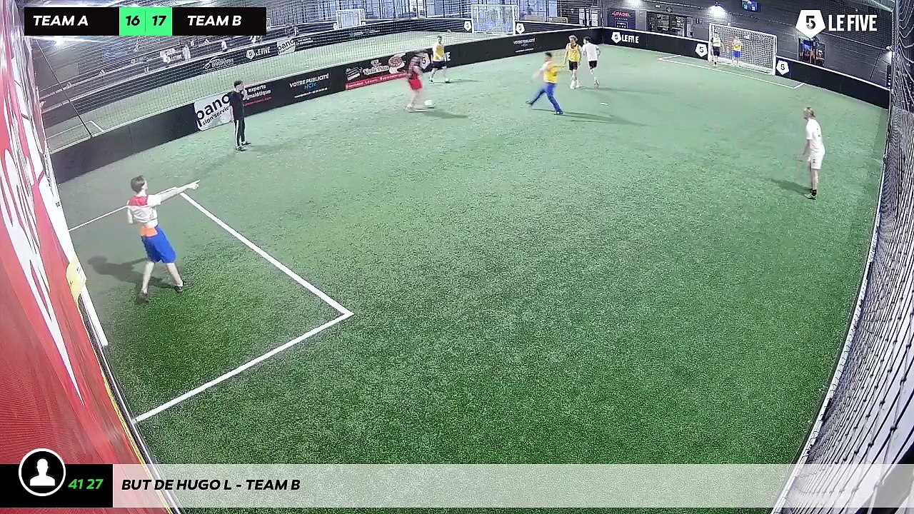 But de Hugo L - Team B