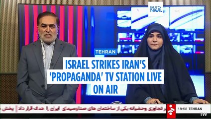 Israel strikes Iran's 'propaganda' state TV station taking broadcast off the air