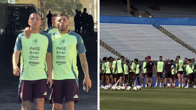 Selección Mexicana ya entrena en Dallas para enfrentar a Surinam en la Copa Oro