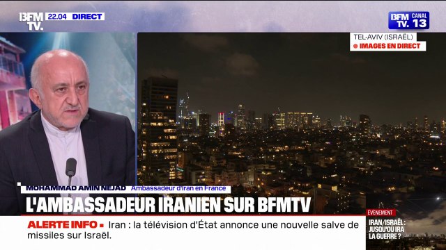 Iran-Israël: Nous sommes victimes d'une guerre injustifiée , déclare l'ambassadeur d'Iran en France