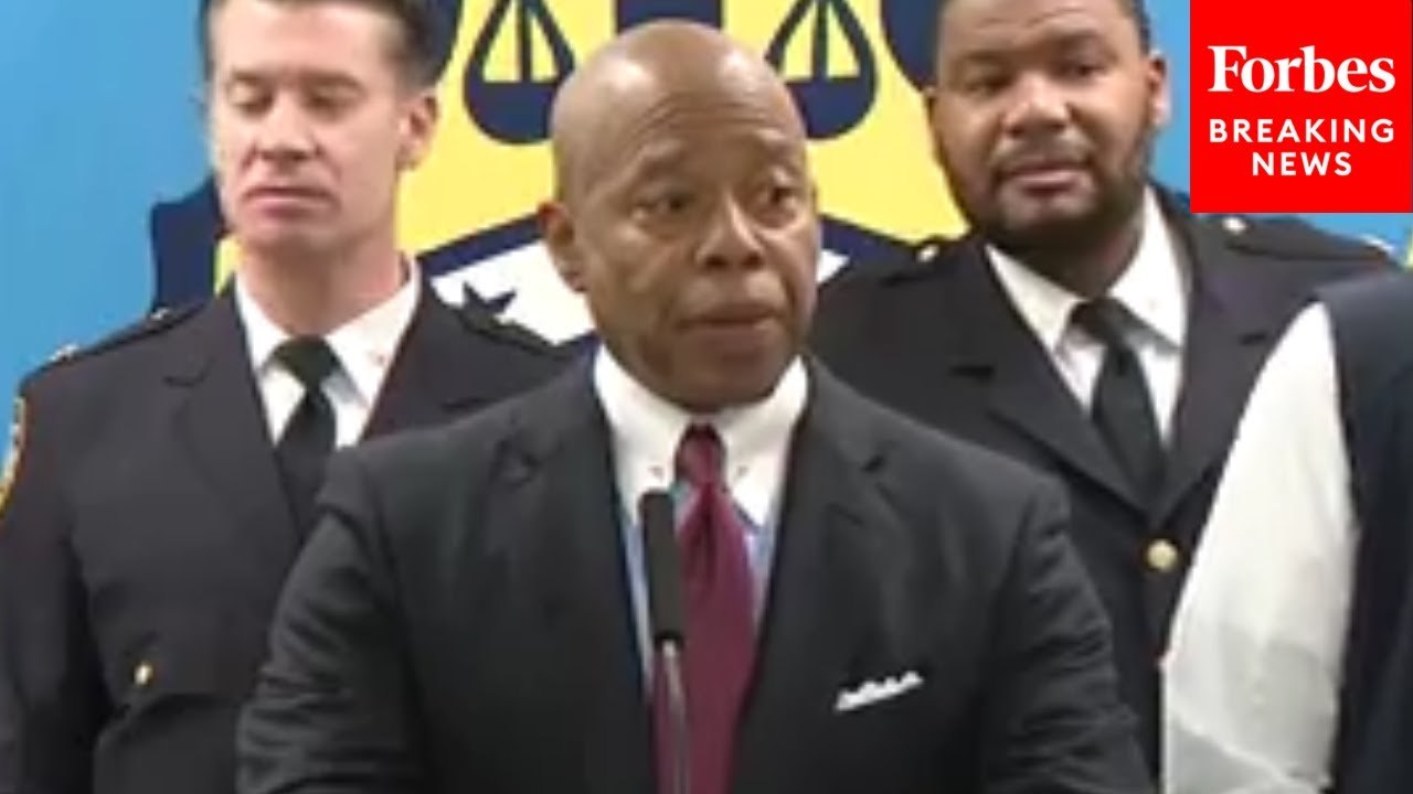 NYC Mayor Eric Adams Asked About Smoking Cigars With Streamer Accused Of Antisemitism At His Home