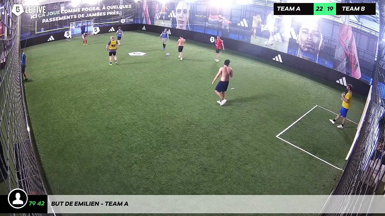 But de Emilien - Team A