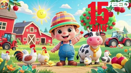 15 Minutos de las Mejores Canciones de la Granja para Niños