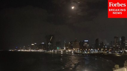 Iran Launches Retaliatory Missile Strike At Tel Aviv, Israel