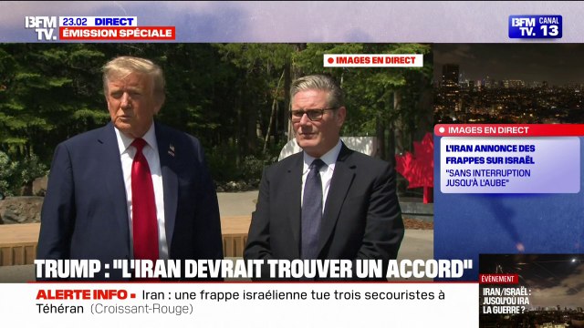 Iran-Israël: Donald Trump assure qu' un accord va être signé concernant l'Iran