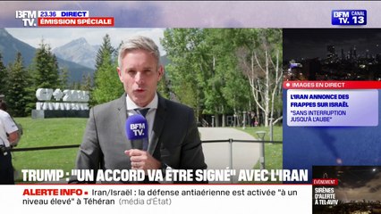 Conflit Israël-Iran: "L'Iran est déjà à la table des négociations, ils veulent conclure un accord" annonce Donald Trump