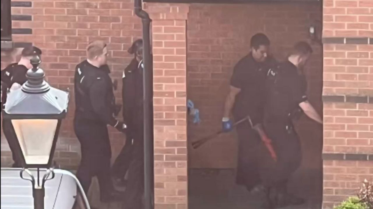 Man jumps out of window after spotting police during midday property raid