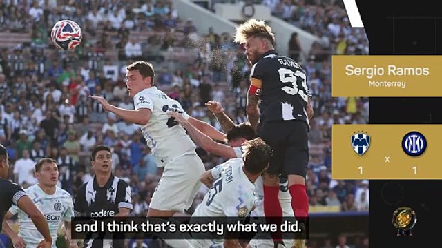 Ramos 'proud' to go toe-toe with Inter at the Club World Cup