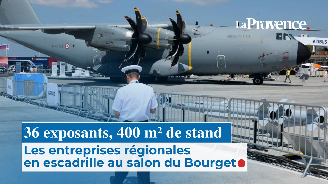 36 exposants, 400 m² de stand les entreprises régionales  en escadrille au salon du Bourget