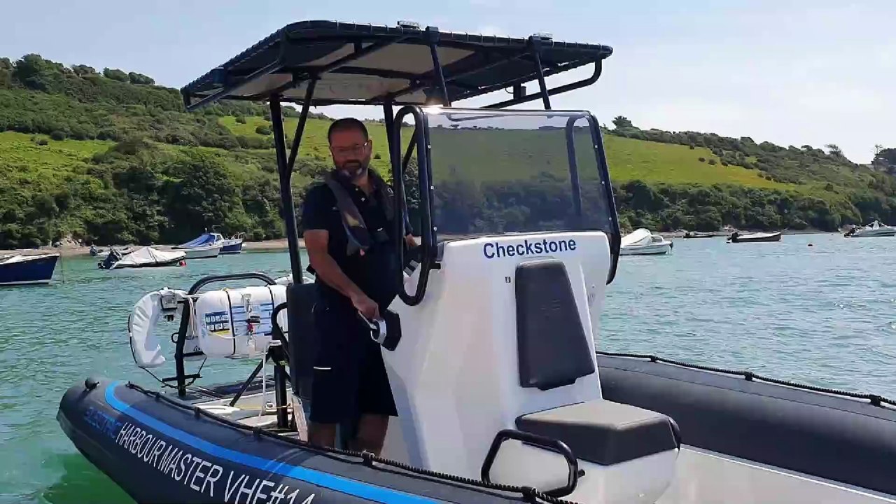 Salcombe's new electric workboat