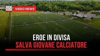 Calciatore colpito da malore in campo, salvato da poliziotto