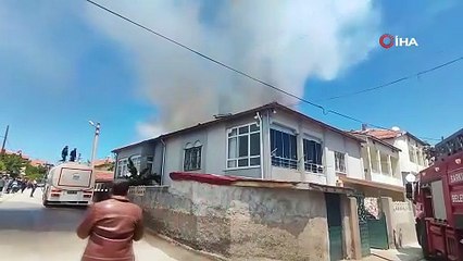 Müstakil evde çıkan yangın mahallede paniğe neden oldu