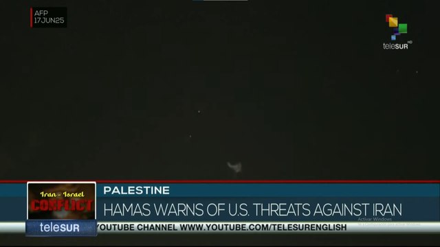 Hamas condemns US threats against Iran