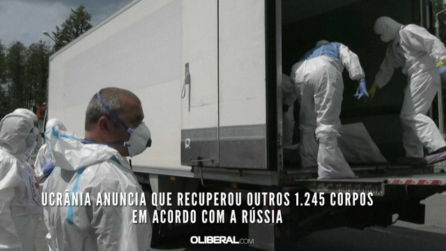 Ucrânia anuncia que recuperou outros 1.245 corpos em acordo com a Rússia