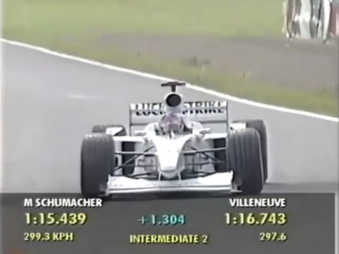 F1 – Jacques Villeneuve (BAR Honda V10) lap in qualifying – Japan 2000