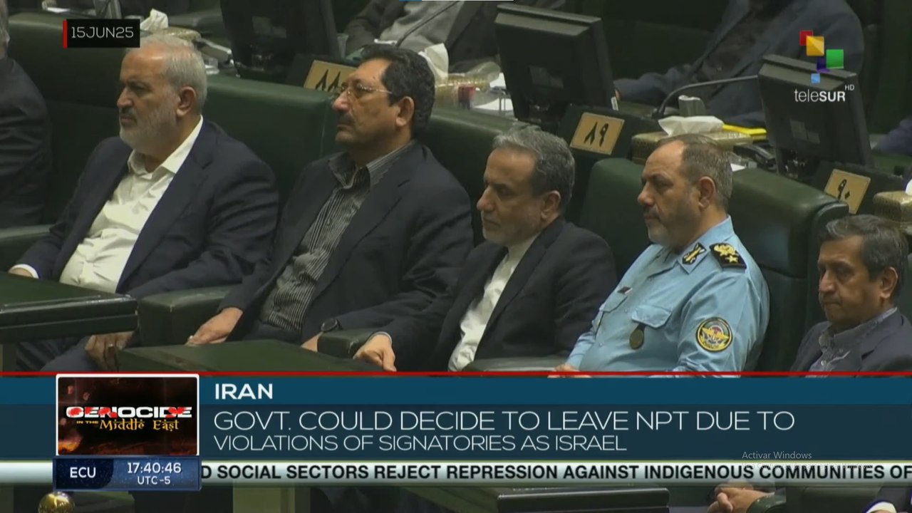 The Iranian government could decide to live the Nuclear non Proliferation Treaty.