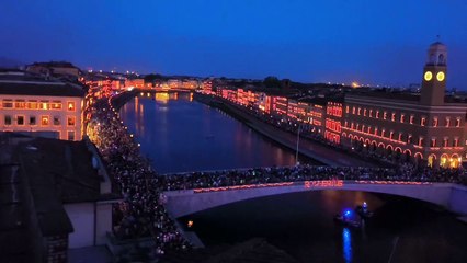 Pisa, "si accendono" i palazzi della citt?: la meraviglia della Luminara 2025