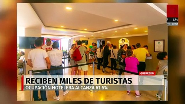 Guerrero recibe a miles de turistas; ocupación hotelera se ubica en 61.6%