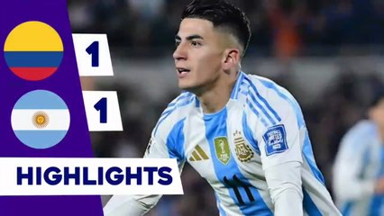 ARGENTINA vs COLOMBIA 1-1 Highlights | world cup Q | June 11, 2025 | football highlights match