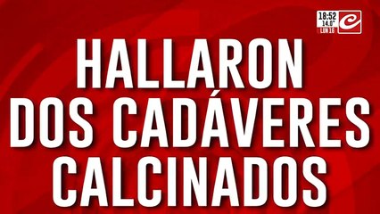Hallaron dos cuerpos calcinados: uno de los cuerpos fue encontrado en el bául del auto