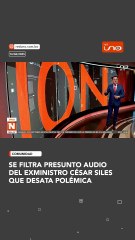 Se filtra presunto audio del exministro César Siles que desata polémica