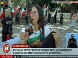 Rechazan deportación de venezolanos que arribaron a Egipto para marchar en apoyo a Palestina