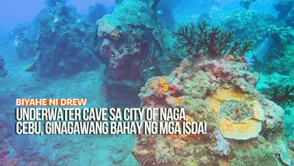 Underwater cave sa City of Naga, Cebu, ginagawang bahay ng mga isda! | Biyahe ni Drew