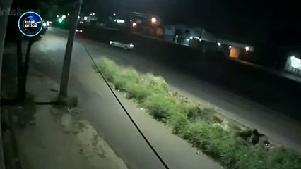 Conversão irregular termina em tragédia; câmera flagrou colisão fatal