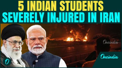 TRAPPED in WARZONE| 5 Indian Students INJURED | 10,000 caught in Crossfire |Iran allows safe passage