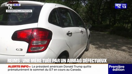 À Reims, l'explosion d'un airbag Takata a tué une femme d'une quarantaine d'années et blessé sa fille de 14 ans