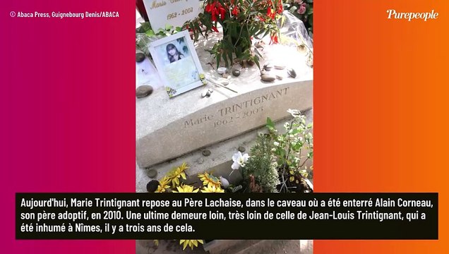 Jean-Louis Trintignant : Pourquoi sa fille Marie Trintignant repose-t-elle avec son père adoptif au Père Lachaise et non avec lui à Nîmes ?