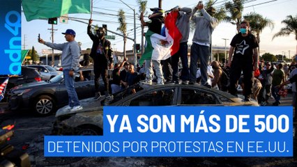 Ya son más de 500 detenidos en EE.UU por las protestas