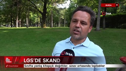 Bursa'da skandal: Sınıfta yanlış kitapçık dağıttılar, sınav ortasında topladılar