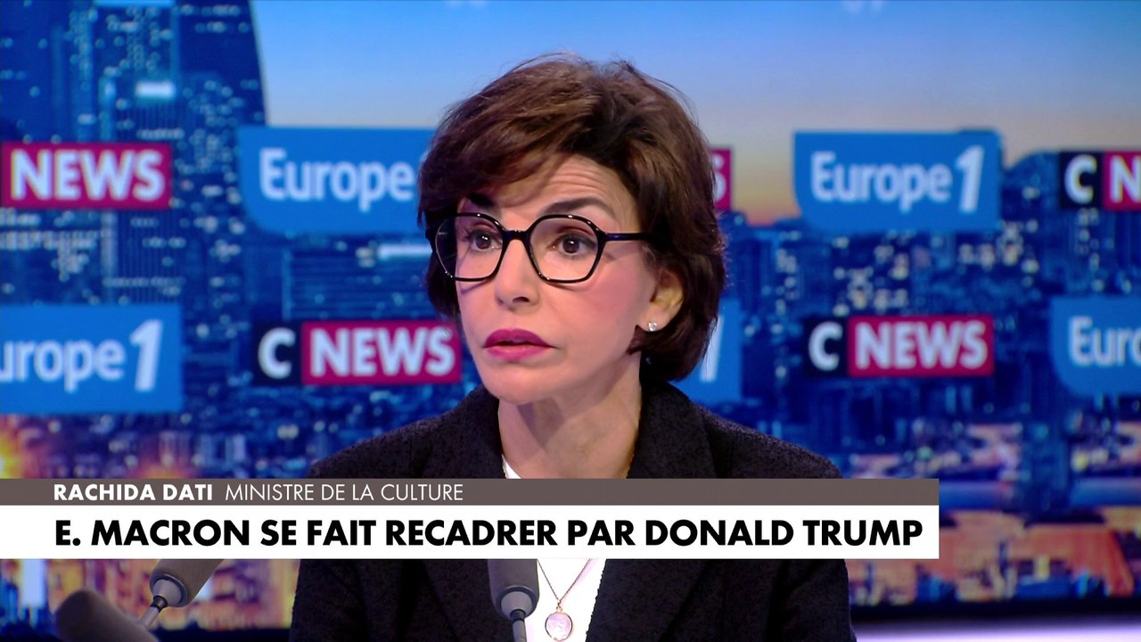 Rachida Dati : «Monsieur Trump donne des leçons sur la cohérence, il pourrait se l'appliquer»