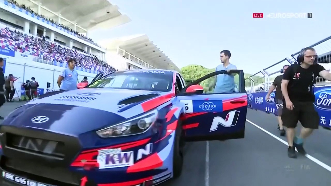 WTCR 2019_Manche 7_Ningbo International Circuit(Chine)_Course 1 (en français - Eurosport 1 - France) [RaceFan96]