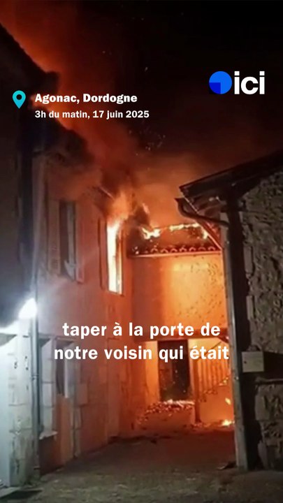 Deux appartements détruits dans un incendie parti d'une friteuse en Dordogne, un pompier blessé