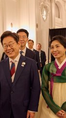 김혜경 여사, 한복 입고 외교무대 데뷔…"사진 요청 많았다"