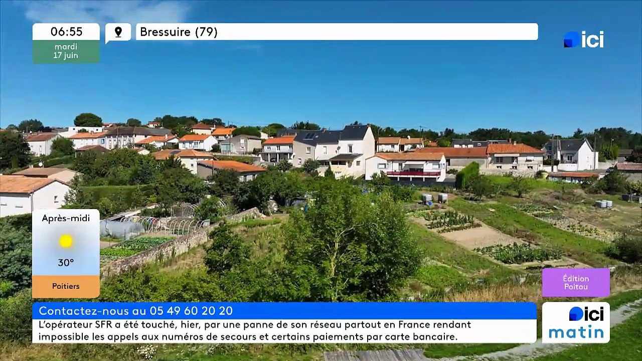 17/06/2025 - ici matin par ici Poitou en vidéo