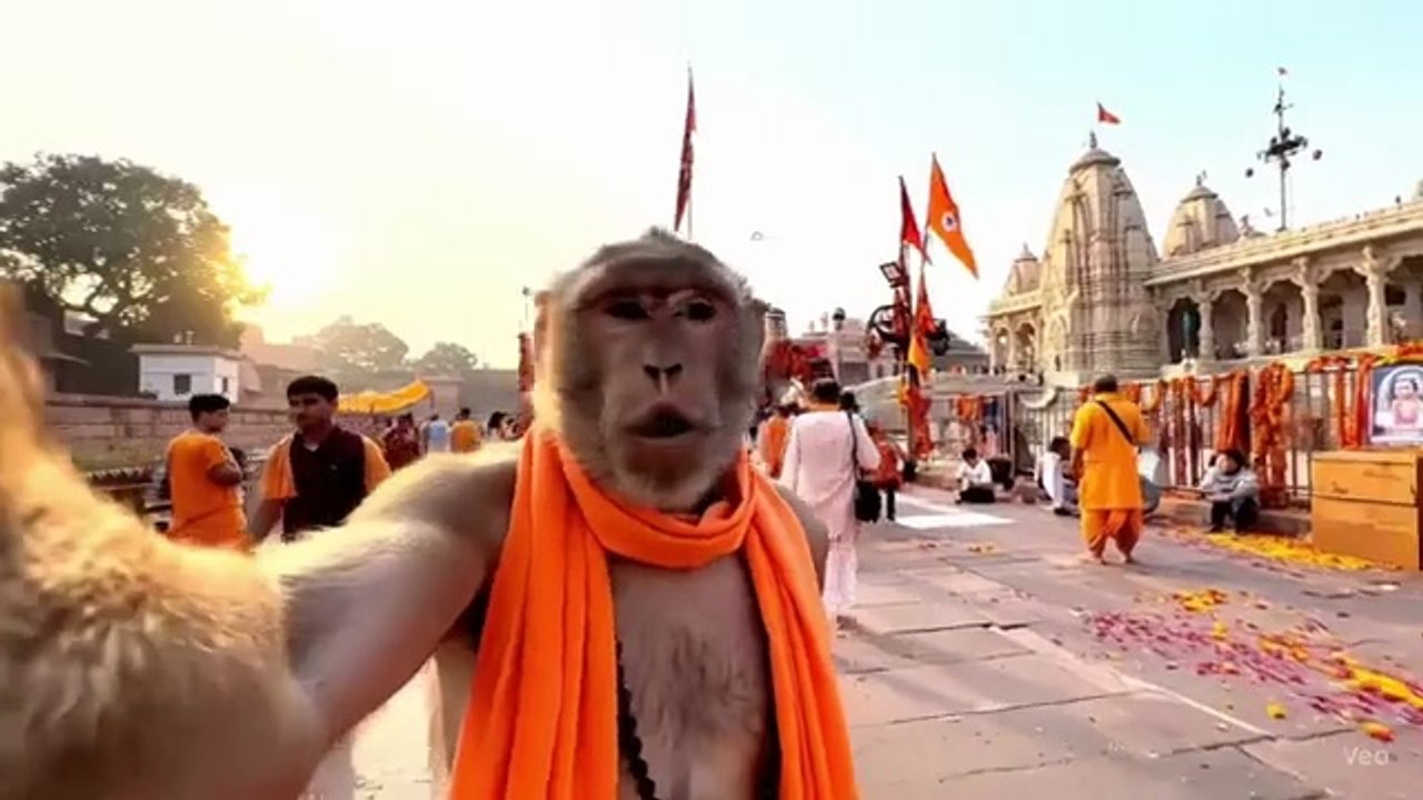 असली व्लॉगर तो ये है ｜ इंसान जैसा बंदर र
