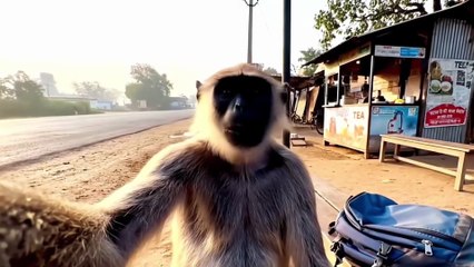 Viral Monkey Vlog ｜ इंसान जैसा दिखने वाला बंदर केद