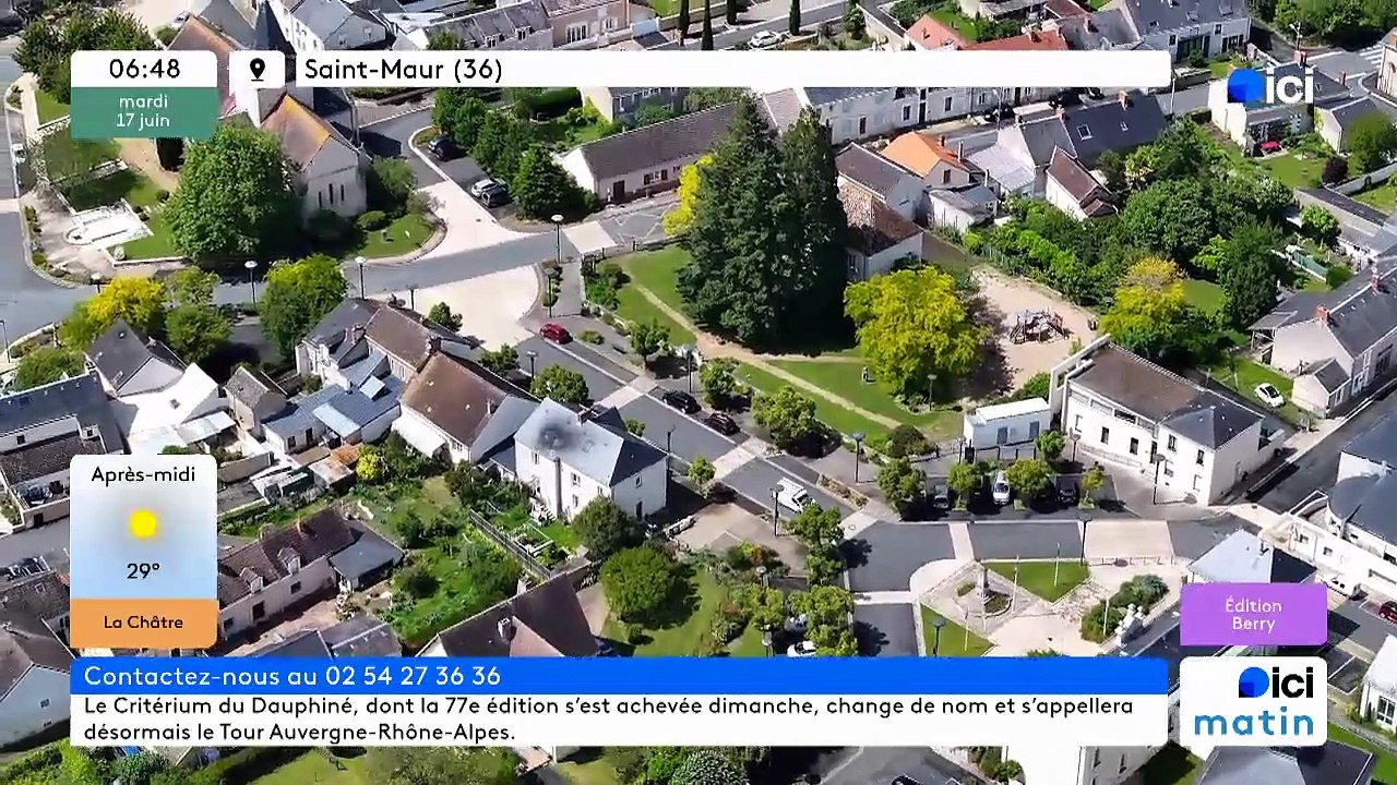 17/06/2025 - ici matin par ici Berry en vidéo