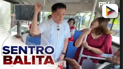DSWD, maglulunsad ng electronic bus para sa mga PWD; Sec. Gatchalian, ininspeksyon ang mga e-bus