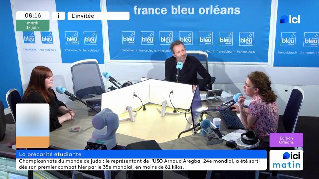 ICI ORLEANS -L'invité d'ICI Matin : Fleur Raymond, présidente de O'Campus