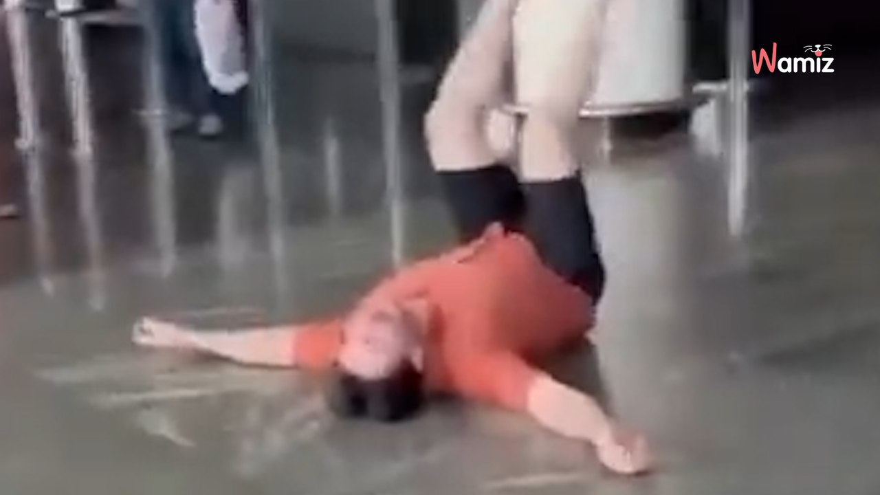 Mężczyzna zgubił psy na lotnisku, ale jeszcze większą panikę wzbudziła jego reakcja (video)