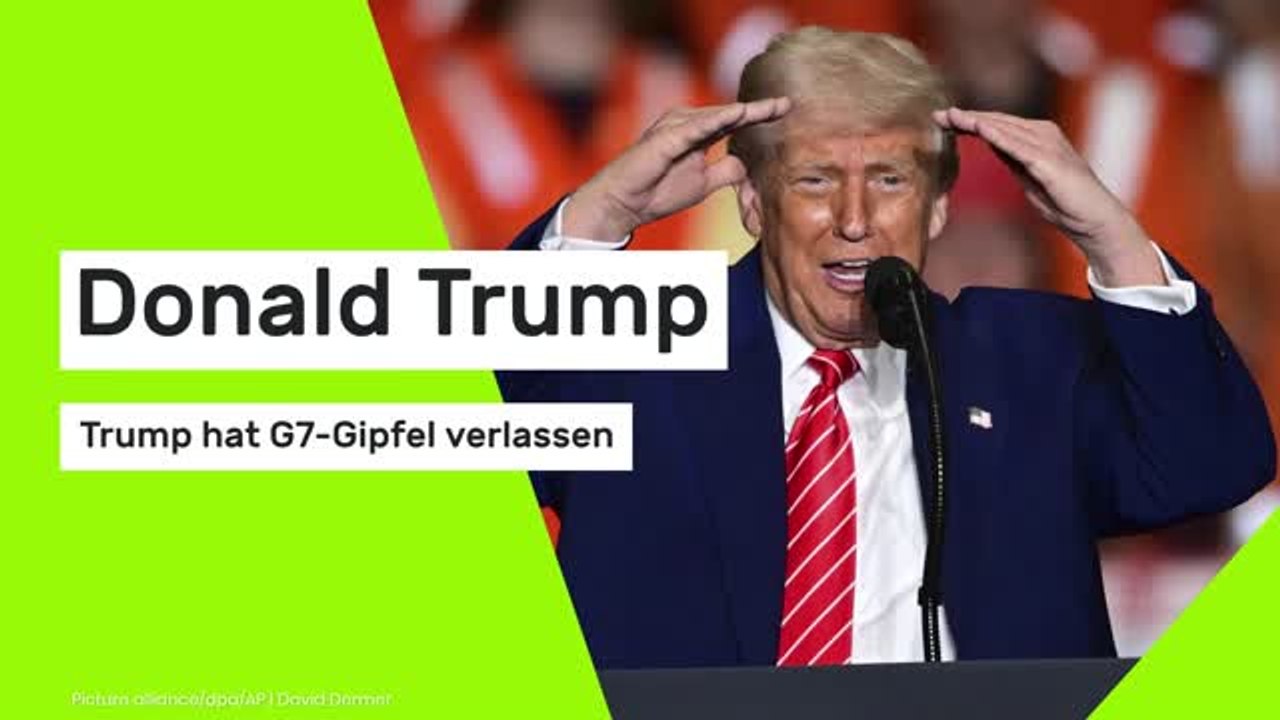 Donald Trump: Trump hat G7-Gipfel verlassen
