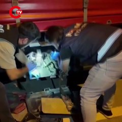 TIR'dan kehribar ile pırlanta taşlı yüzükler çıktı! 50 milyon TL değerinde...