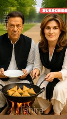 "Desi Couple Frying and Enjoying Samosas Outdoors"