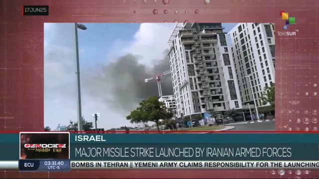 Iranian armed forces launch major missile attack