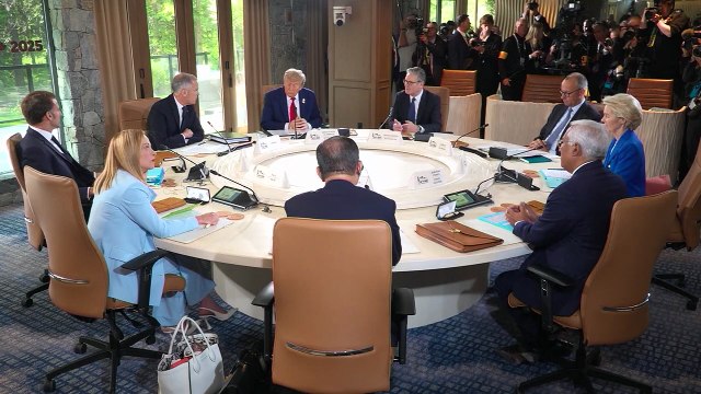 G7 muestra su apoyo a Israel y Trump niega que abandonara la cumbre para abordar alto el fuego